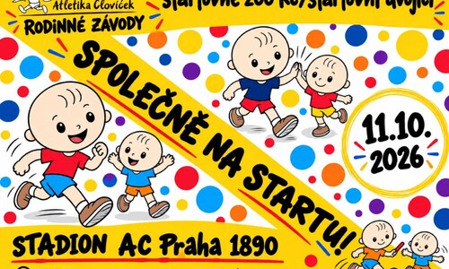 Atletické závody rodičů s dětmi Společně na startu 11.10.2026